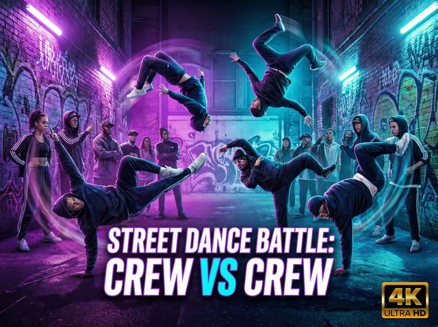 黄色仓库街舞Battle视频